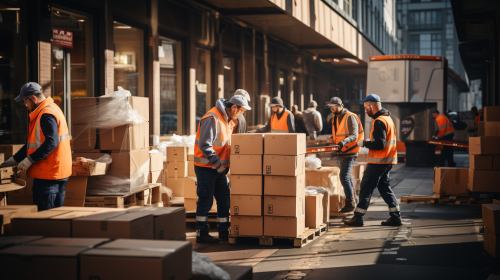 marcvanoers_surreal_image_of_workers_putting_boxes_on_a_pallet__d6373d0d-3a05-4992-a144-5d566bd0fd39